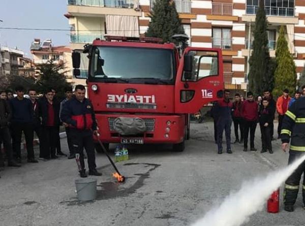 OKULUMUZ YANGIN SÖNDÜRME TATBİKATI